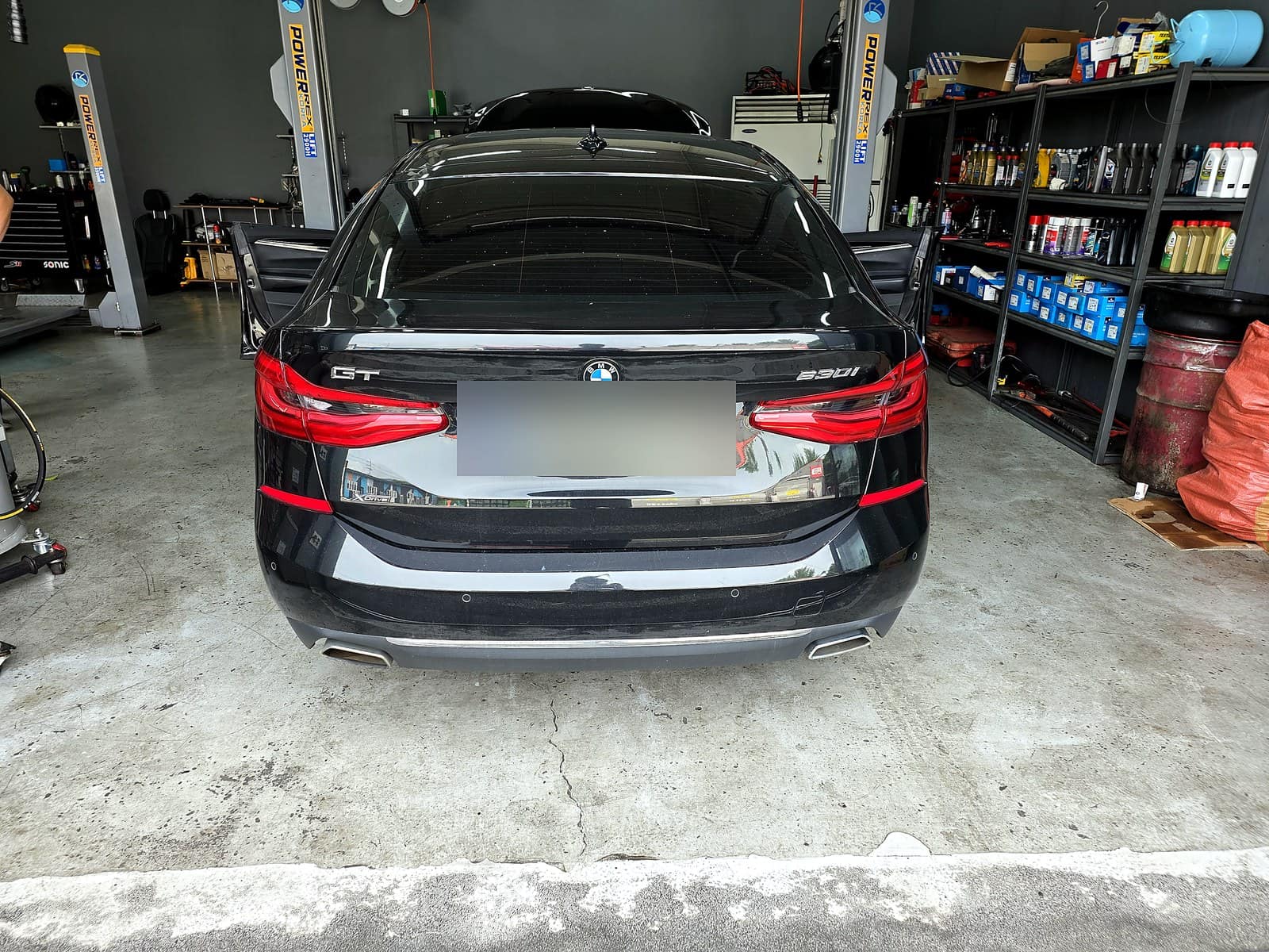 순천 H모터스에 에어컨 미냉방 증상으로 입고된 BMW 630i GT 외관